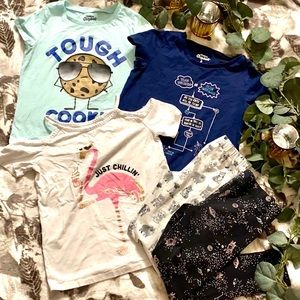 Lot of 5 pieces girls kids clothes size 8